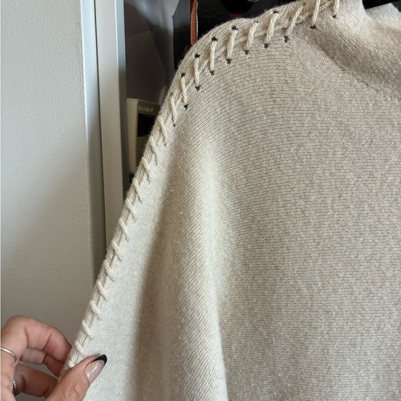 Theory Kimono Turtleneck Dress in Felted Wool-Cashmere size M - Picture 4 of 10